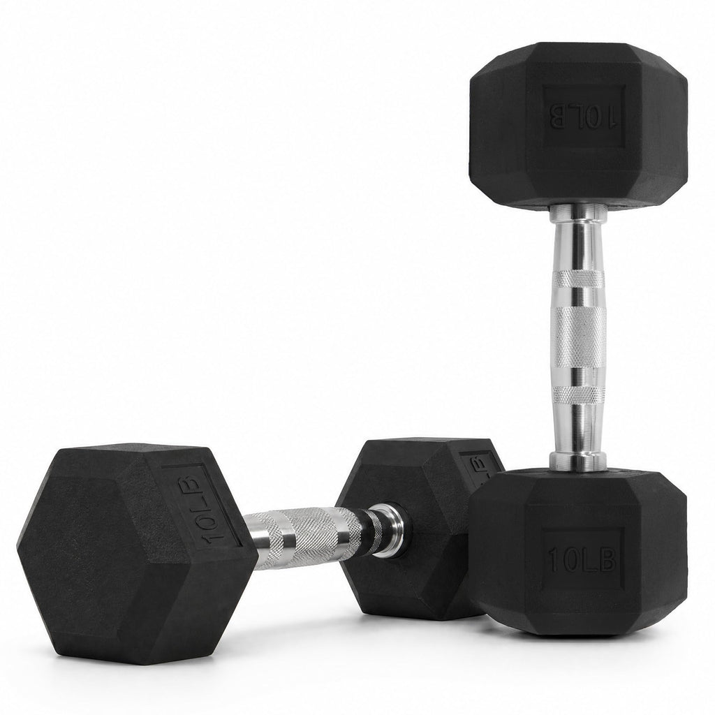Rubber Coated Hex Dumbbells A770348