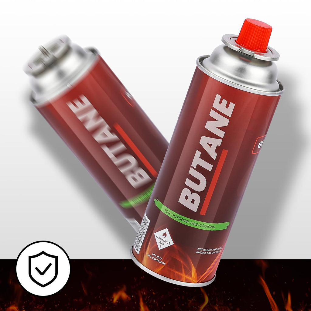 4 Pack 8oz Butane Fuel Cylinders Y2786