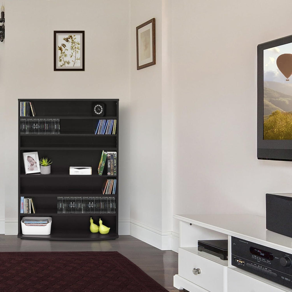 6 Tier Adjustable Multimedia Storage Tower J4307