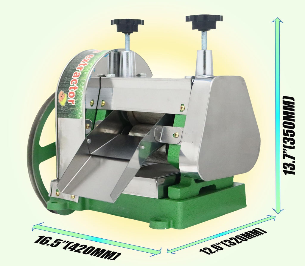 Manual Sugar Cane Juicer Machine with 2 Peeling Knives K9054