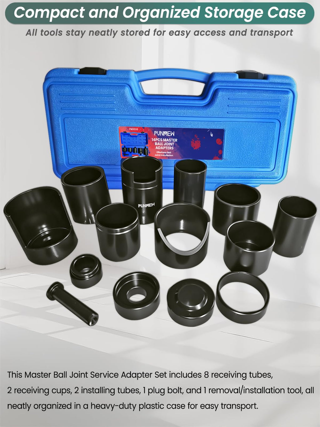 14 Piece Ball Joint Service Adapter Set G519437
