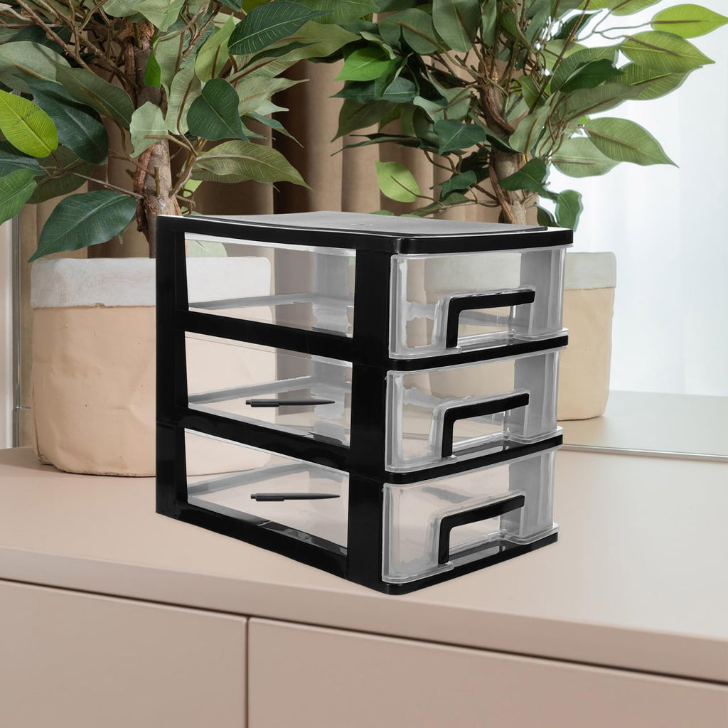 3 Drawer Plastic Desk Organizer B484363