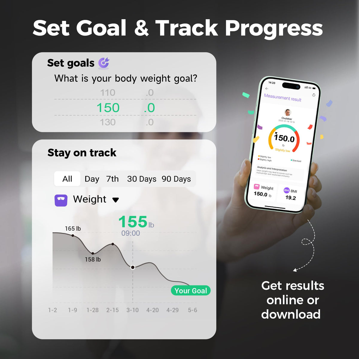Smart Body Weight BMI Scale H1654