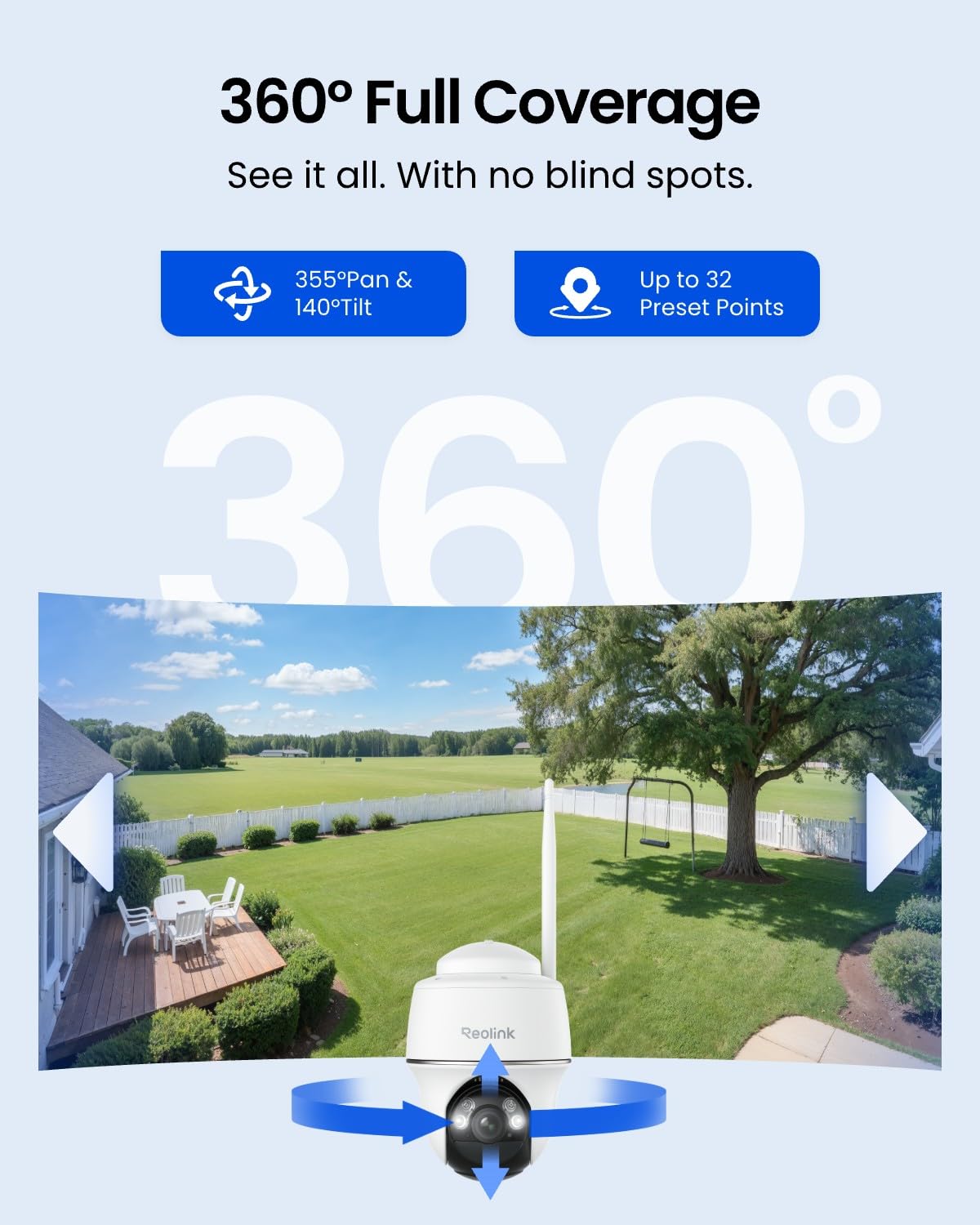 Solar Security Cameras Wireless Outdoor 360° Coverage Z57682