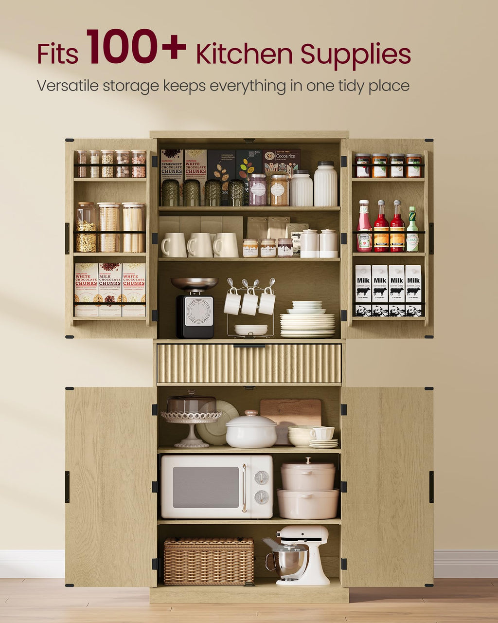 Freestanding Tall Cabinet with Drawer O8911