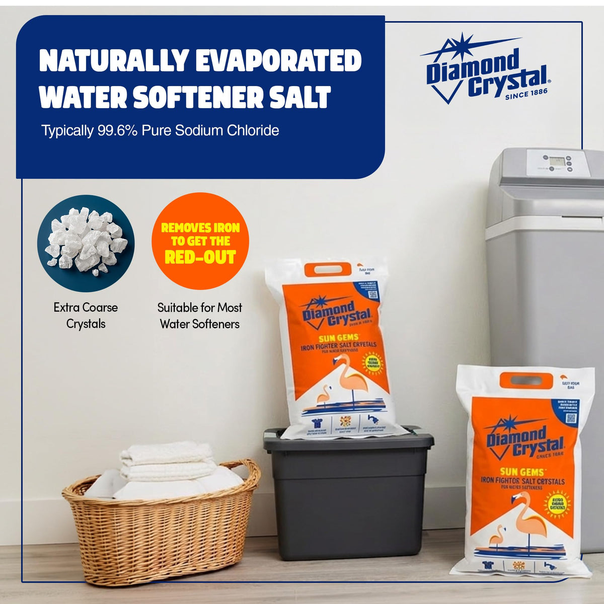 3 Pack Water Softener Salt, 40 Pounds A22578