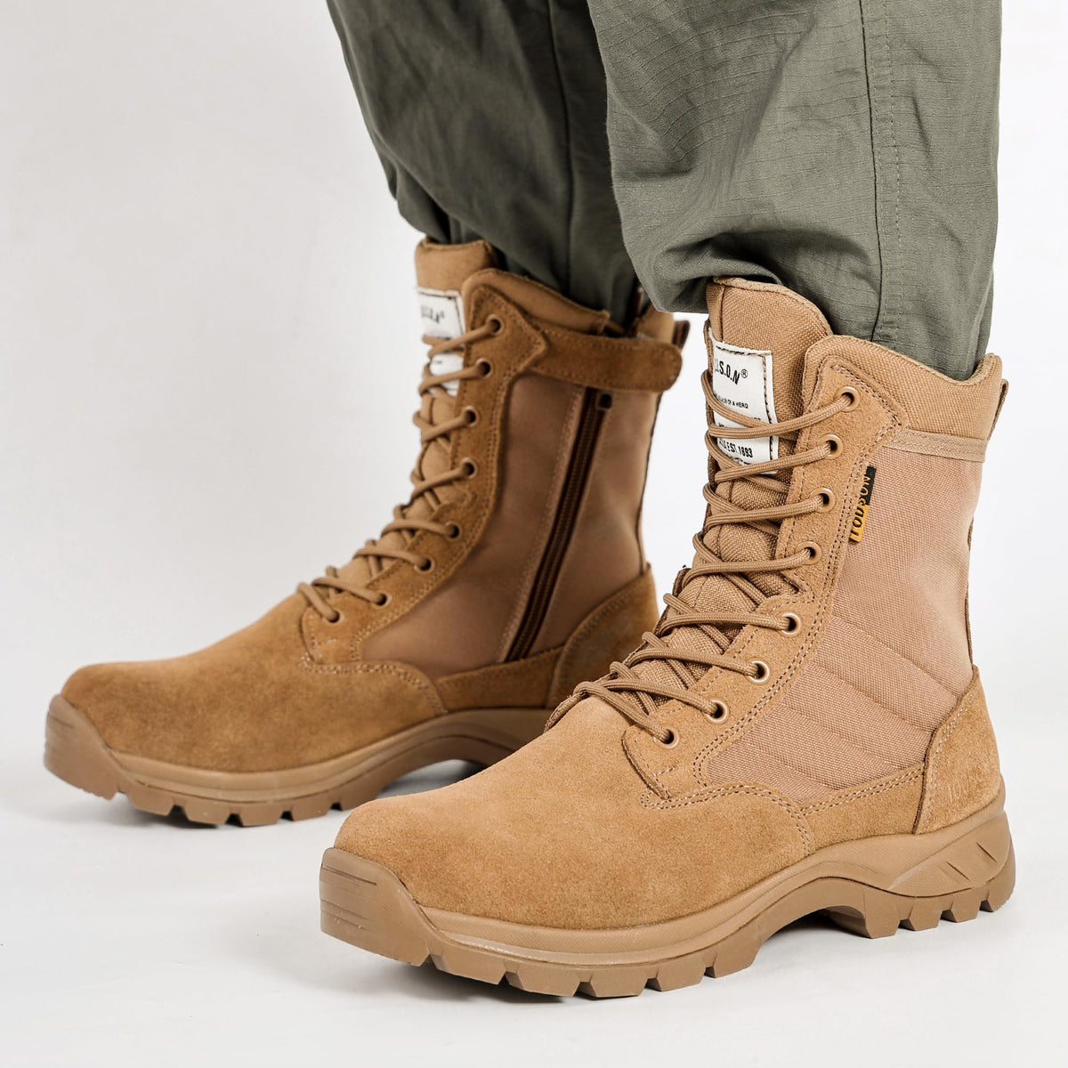 Men's 8 Inch Lightweight Tactical Work Boots K972