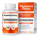 Organic Ashwagandha Root Powder 1950mg 90 Veggie Capsules P6142