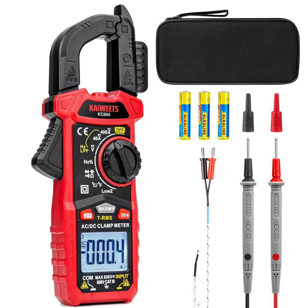Digital Clamp Meter Multimeter with D-Shaped Jaw L162
