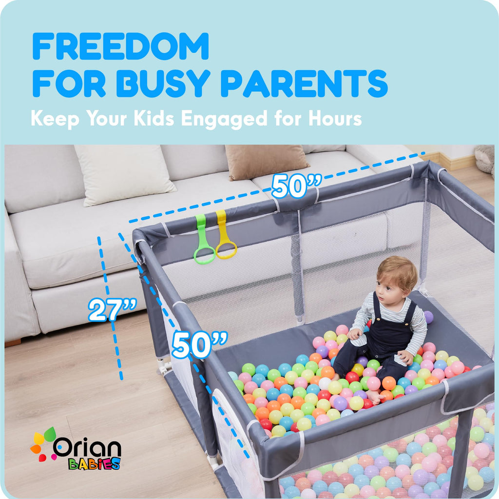 Baby Playpen 50x50 Grey Z82670