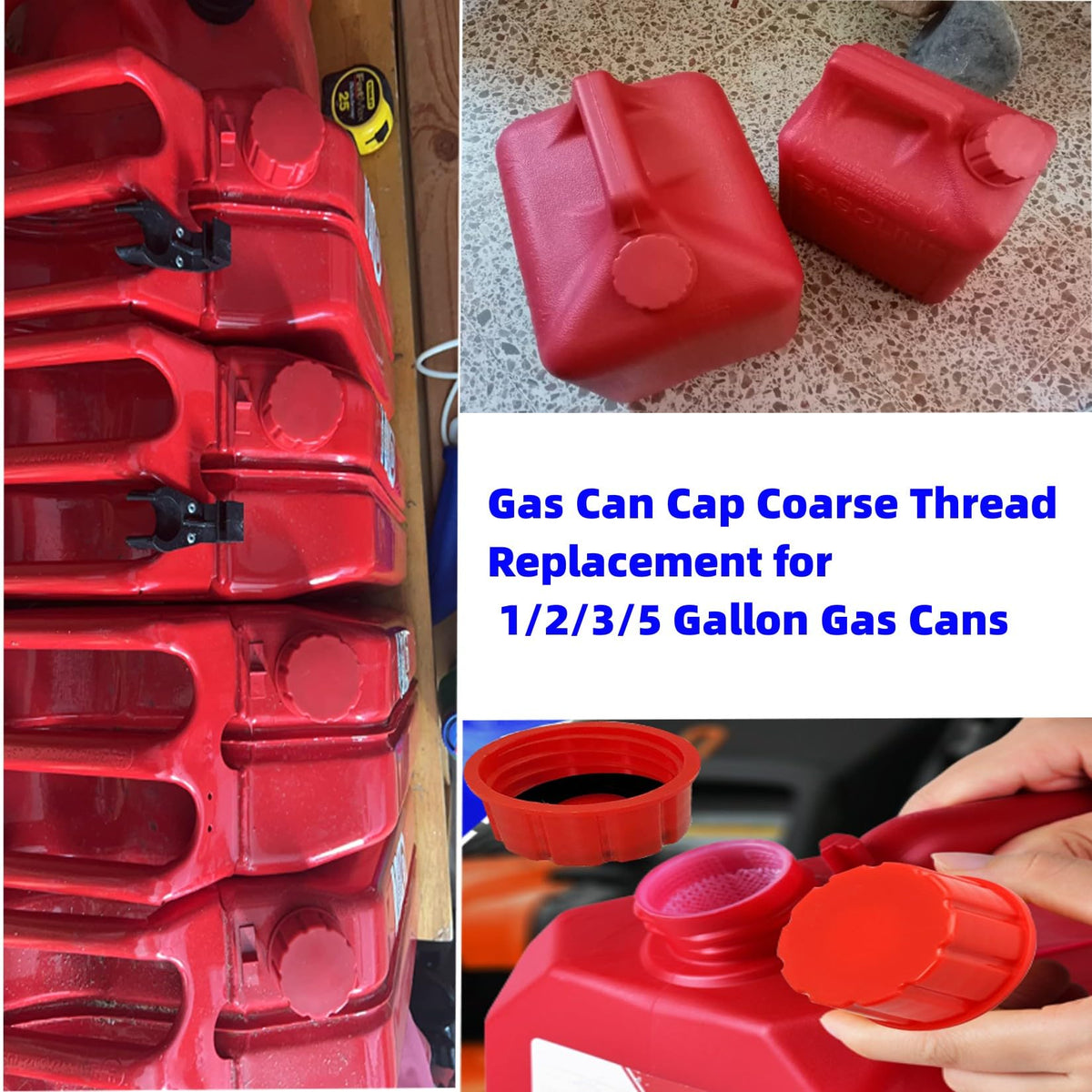 5 Gallon Gas Can Cap Replacement D6539