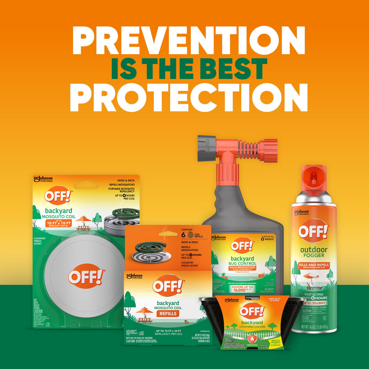 Outdoor Mosquito Repellent Coil Starter Pack Country Fresh Scent 3 Piece U142