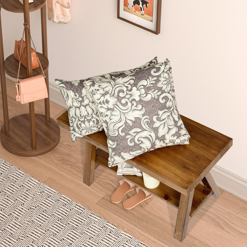 30" Solid Wood Storage Bench U9391