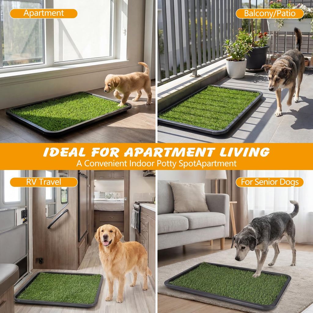 Dog Grass Pad with Tray 30 x 20 in X777481