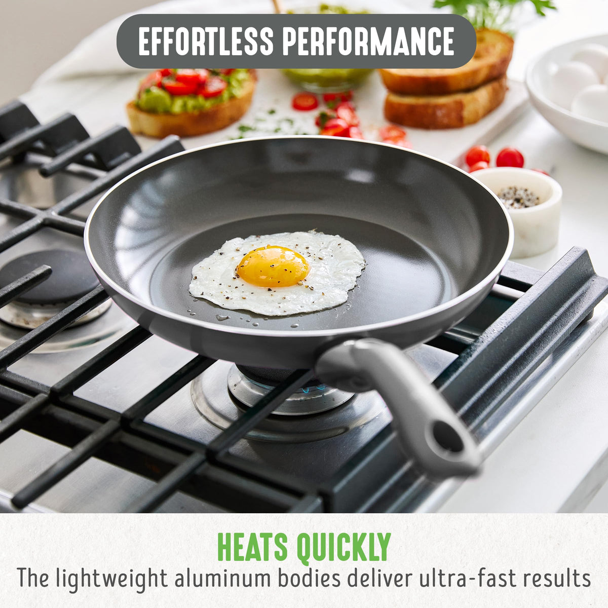 12 Piece Ceramic Nonstick Cookware Set S44106
