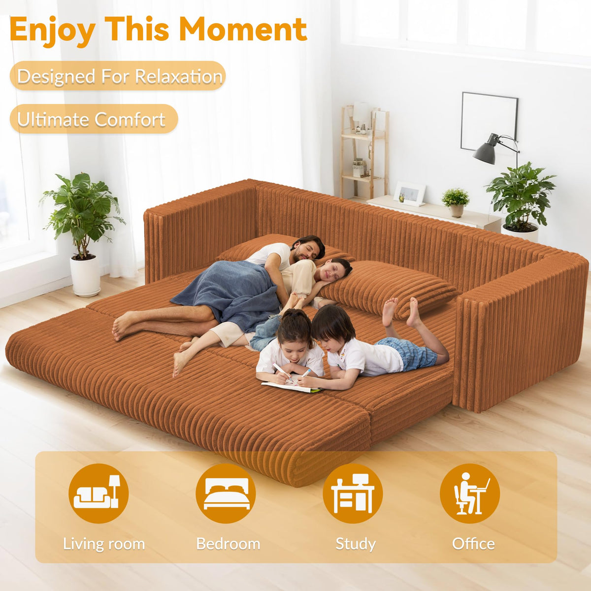 4-in-1 Convertible Sofa Bed M500809