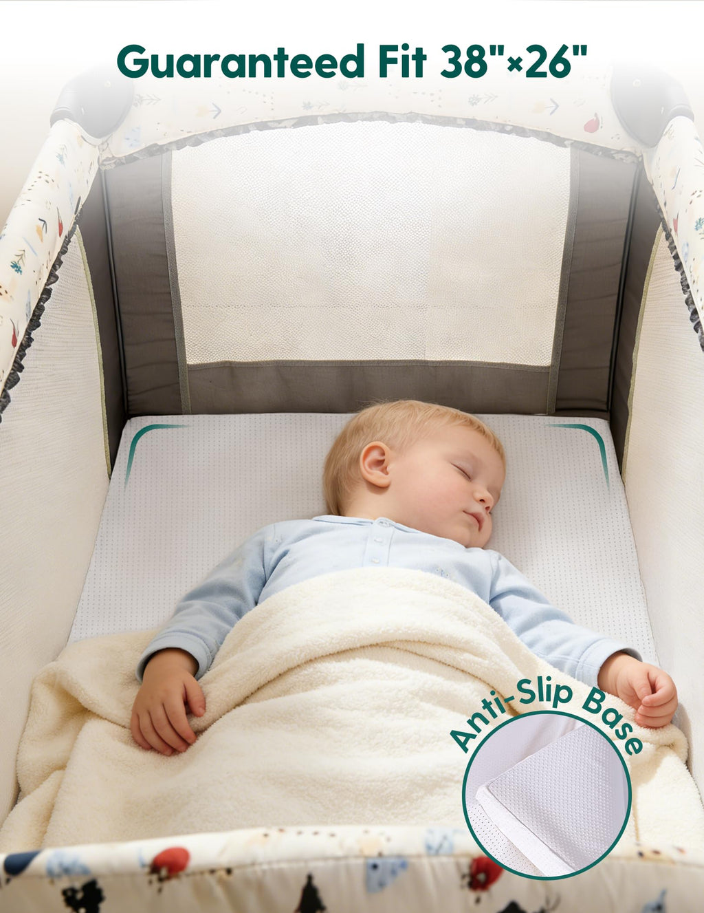 Machine Washable Pack and Play Mattress J760372