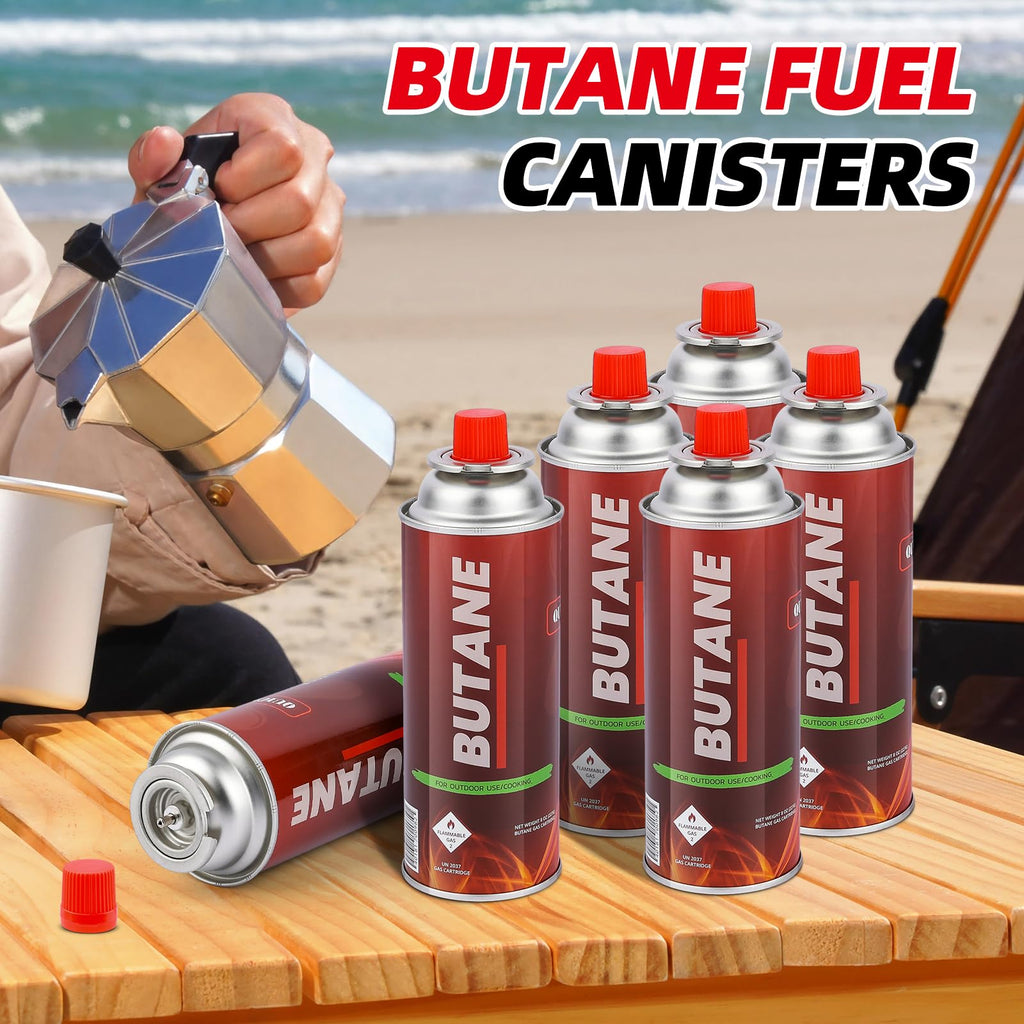4 Pack 8oz Butane Fuel Cylinders Y2786