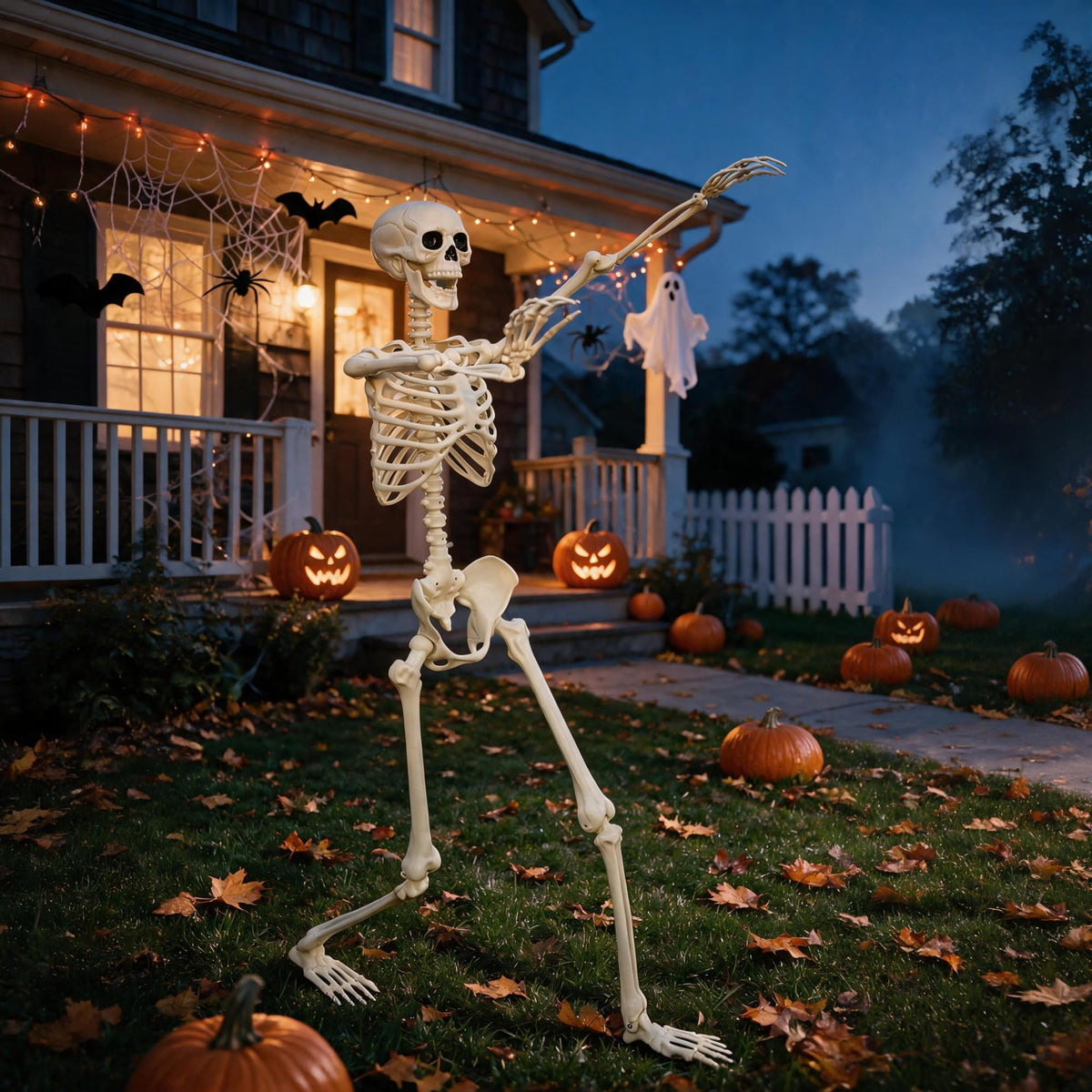 5.4FT Skeleton Halloween Decoration F364754