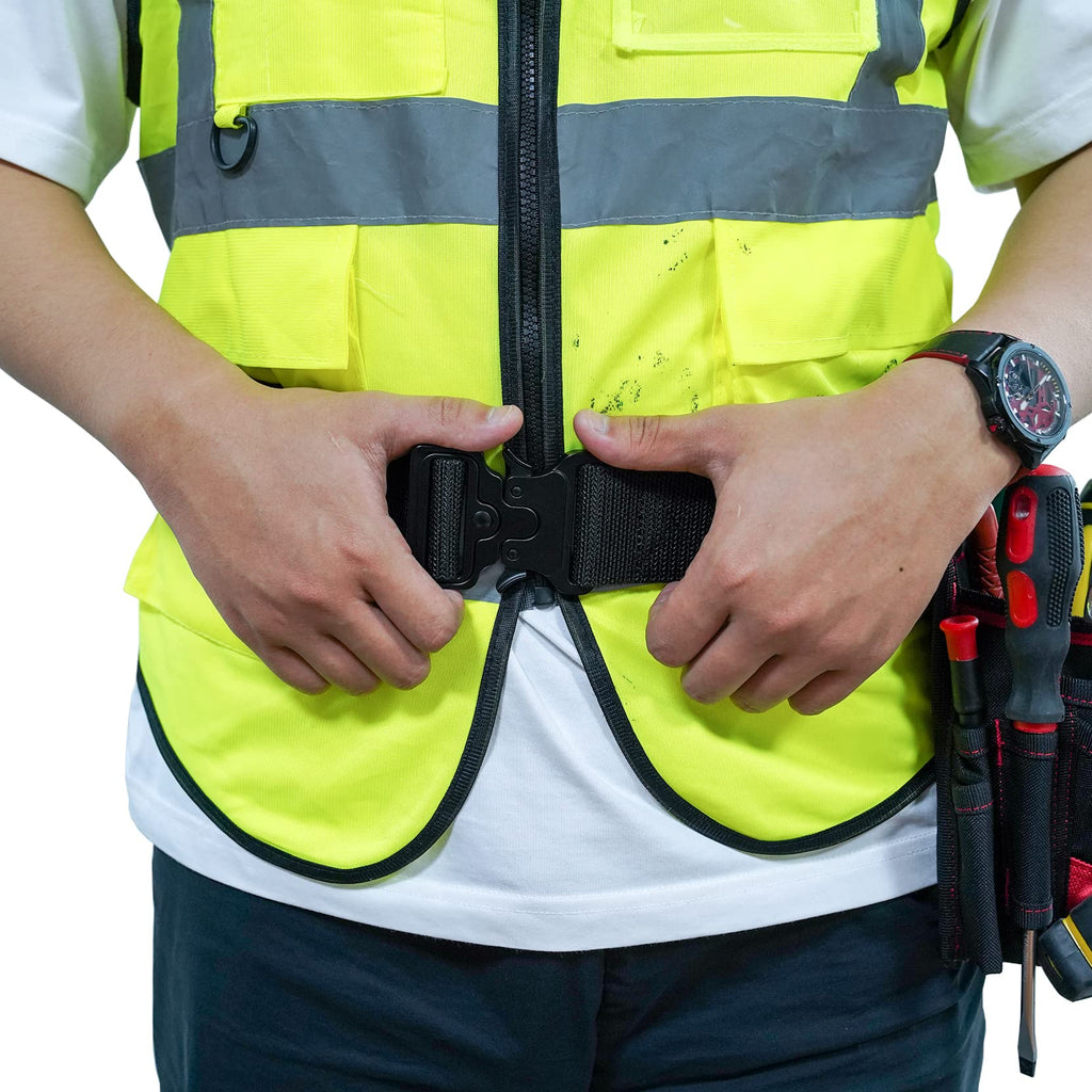 2" Nylon Web Work Tool Belt with Quick Release Metal Buckle S427613