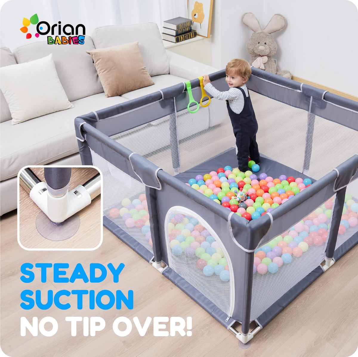 Baby Playpen 50x50 Grey Z82670
