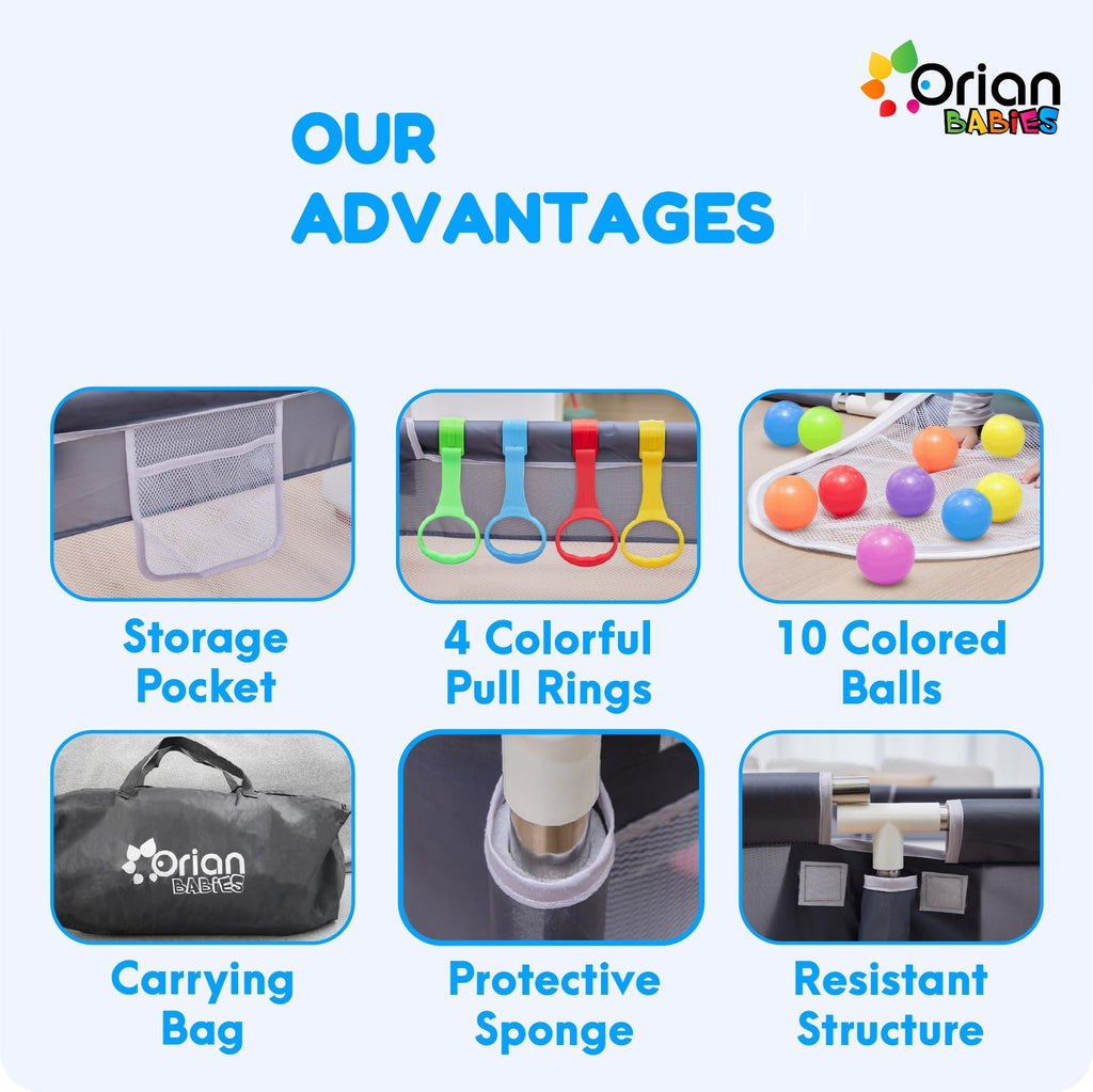Baby Playpen 50x50 Grey Z82670