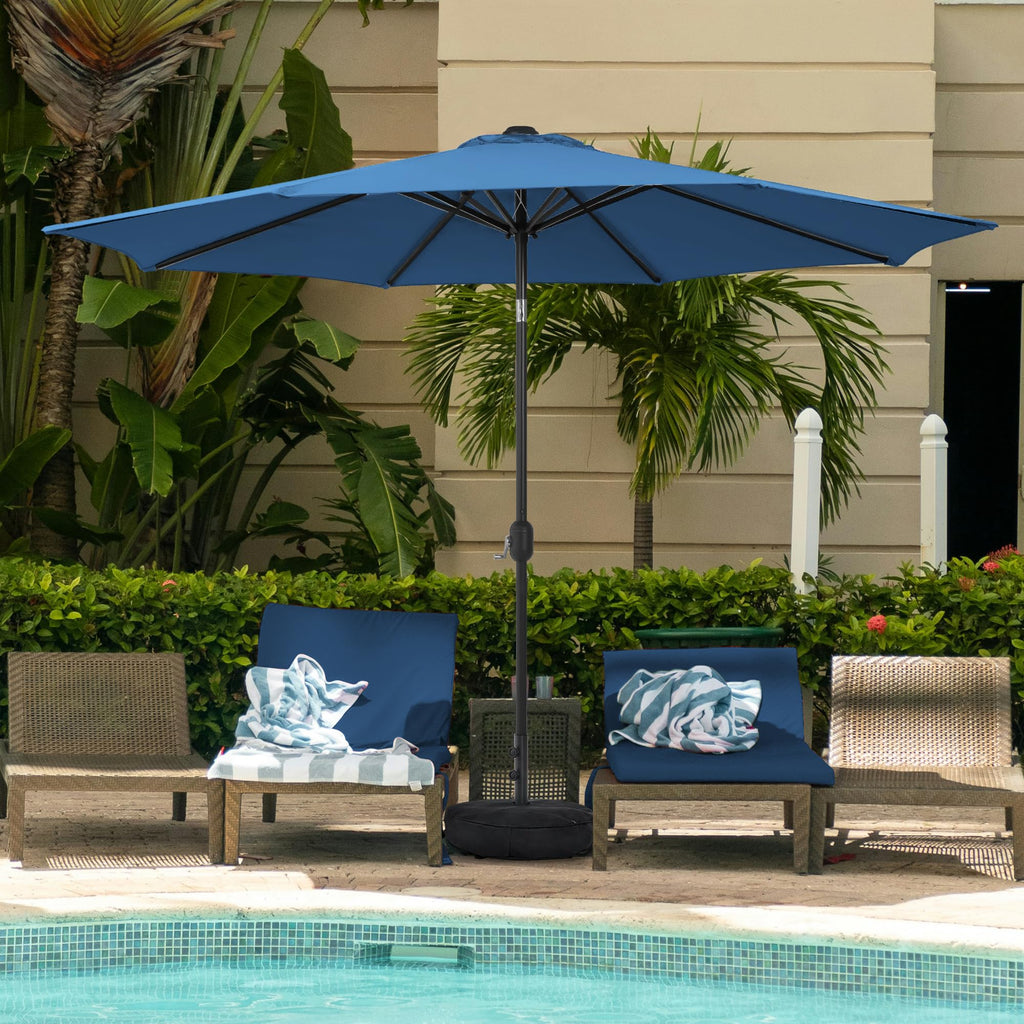 9 FT Patio Umbrella with Base I404