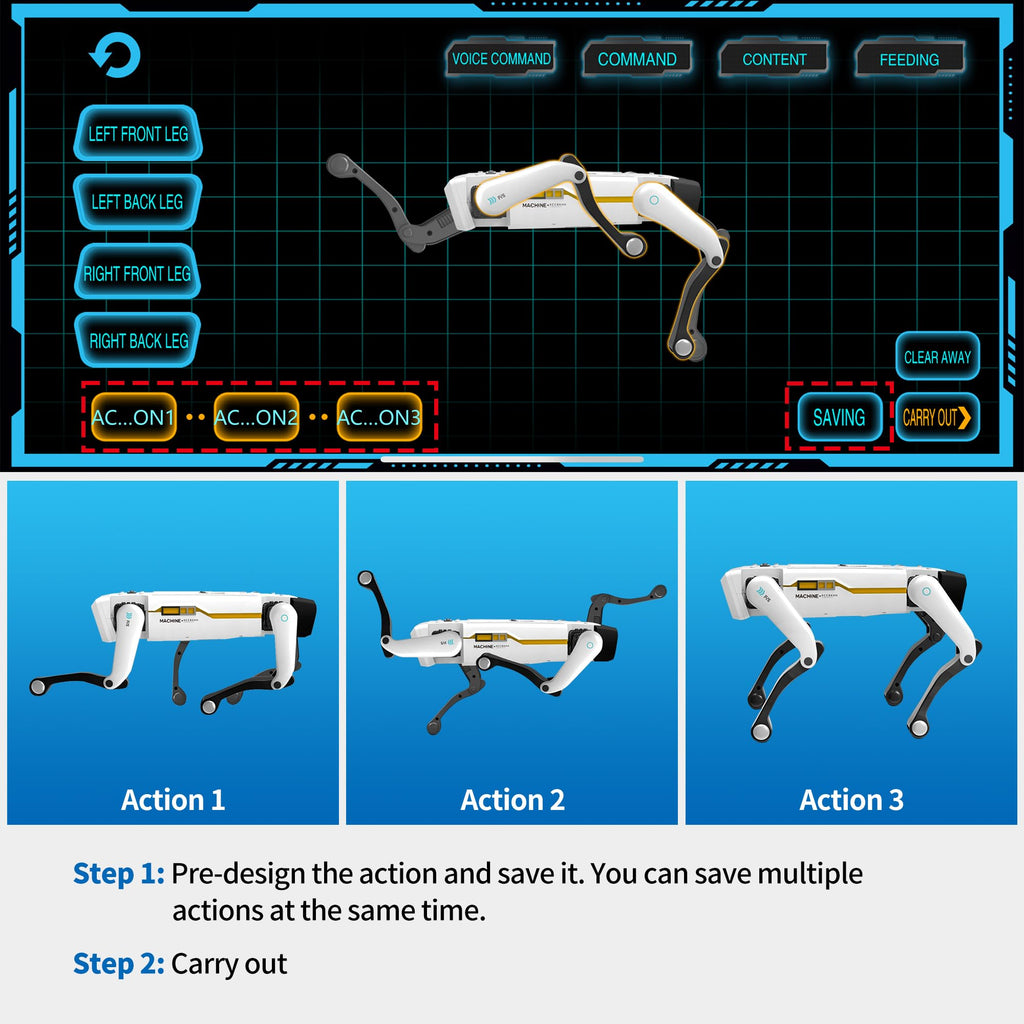 Interactive STEM Robot Dog with Voice Control Y4597