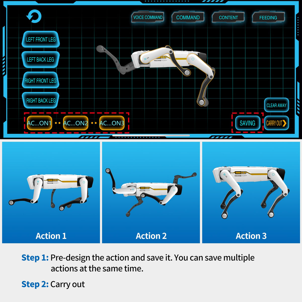 Interactive STEM Robot Dog with Voice Control Y4597