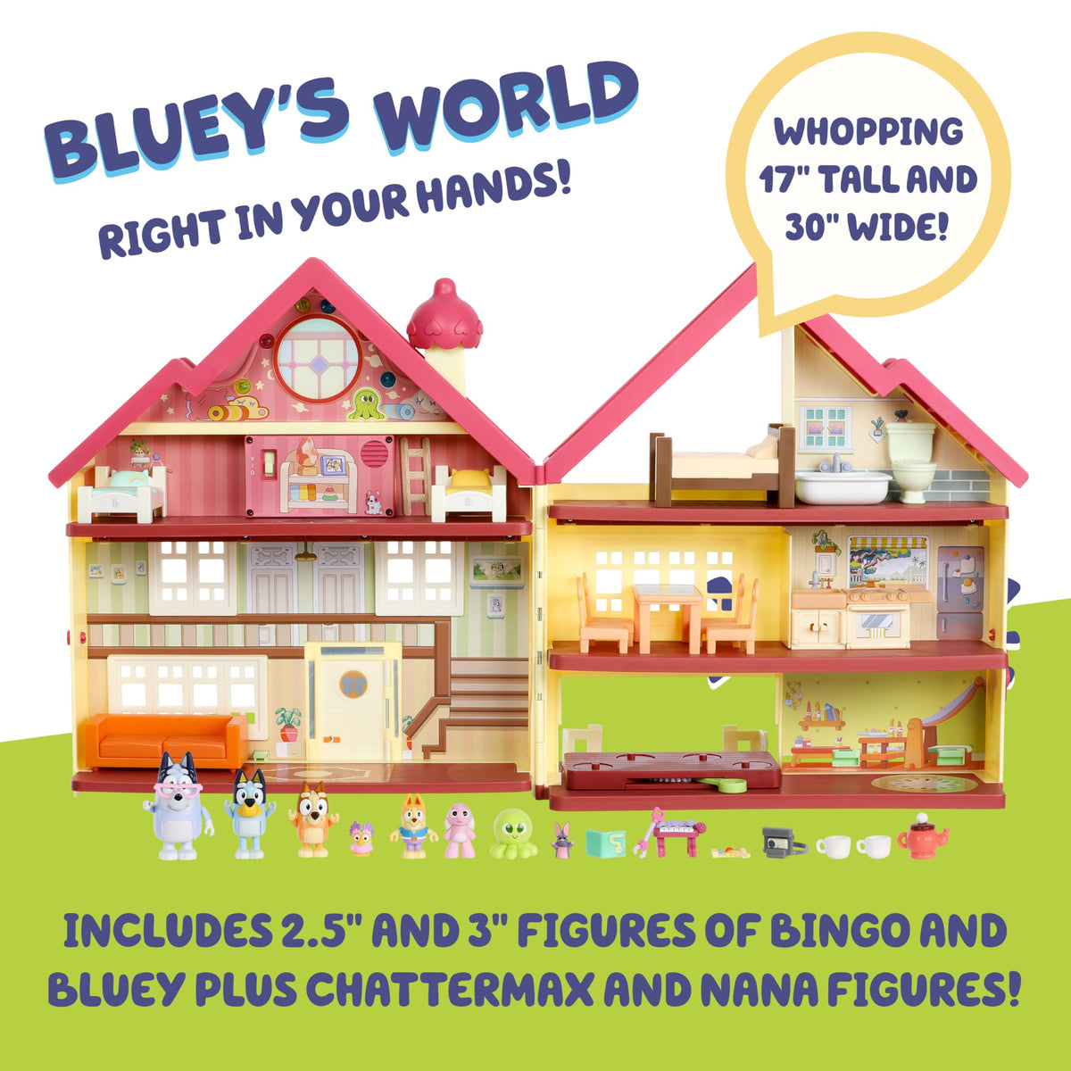 Bluey XL House Playset U947390