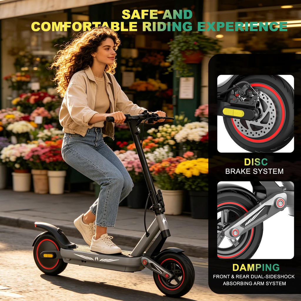 800W Electric Scooter with 10" Pneumatic Tires I392555