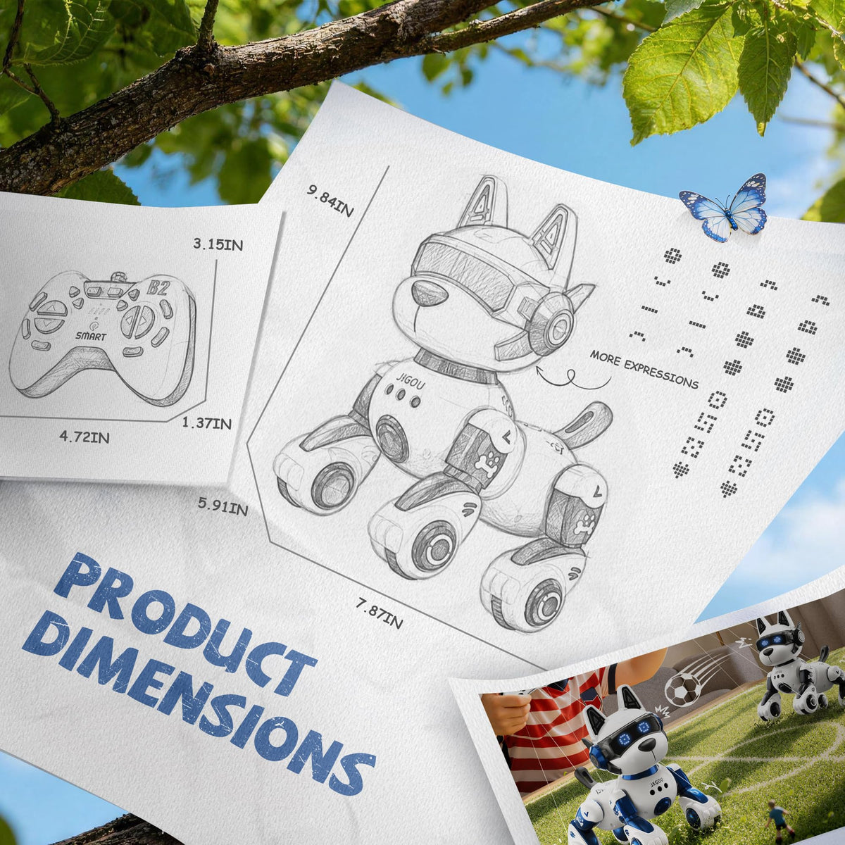 Remote Control Robot Dog J153972