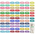 80 Pcs Dog Bowtie Flower Collar Adjustable J98475