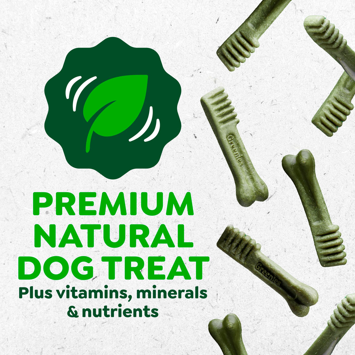 Large Natural Dental Dog Treats, 24 Count S643