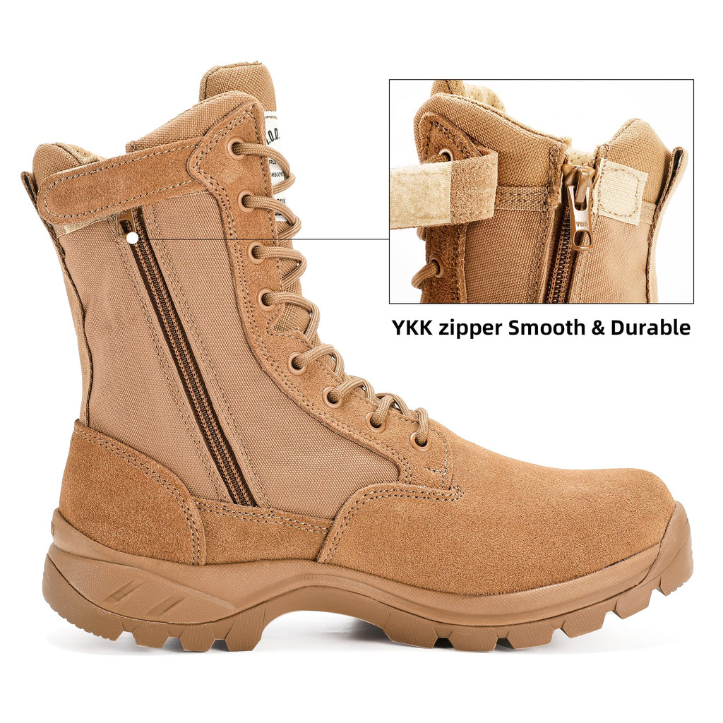 Men's 8 Inch Lightweight Tactical Work Boots K972